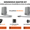 MiniModus Kit - sada rychlých pohonů pro křídlovou bránu do 4 m